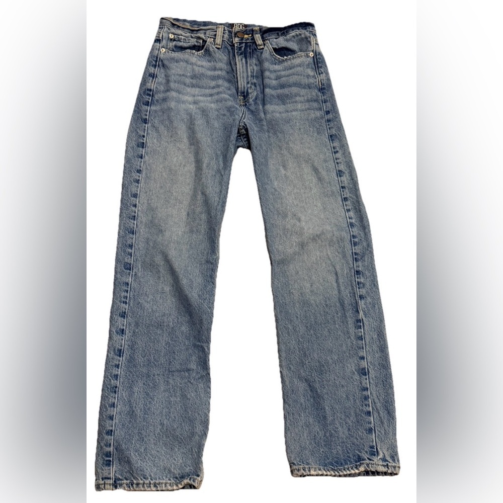 BDG Urban Outfitters Cowboy Jean High Rise Straight Leg Medium Wash Size 26 - Picture 2 of 9
